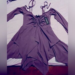 Dolls Kill Current Mood F is for Fairies Dress Color: Purple